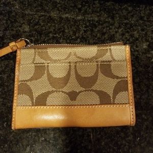 Authentic coach card holder